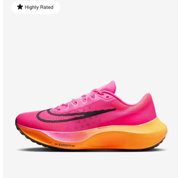 Nike Zoom Fly 5, men's size 11, hyper pink/laser - Picture 2 of 8